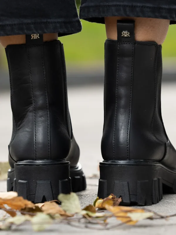 Roberto Rosso Skoletter Og Boots>Leather Combat Chelsea