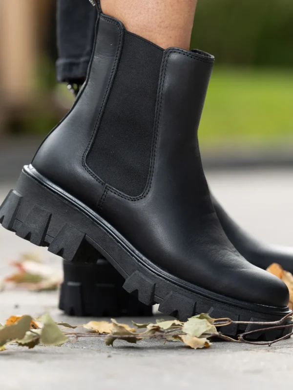 Roberto Rosso Skoletter Og Boots>Leather Combat Chelsea