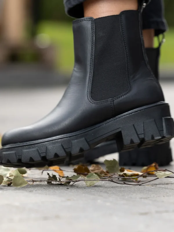 Roberto Rosso Skoletter Og Boots>Leather Combat Chelsea