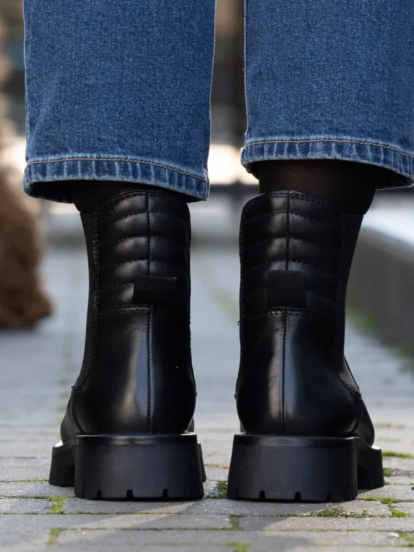 Roberto Rosso Skoletter Og Boots>Livo Leather Chelsea Black