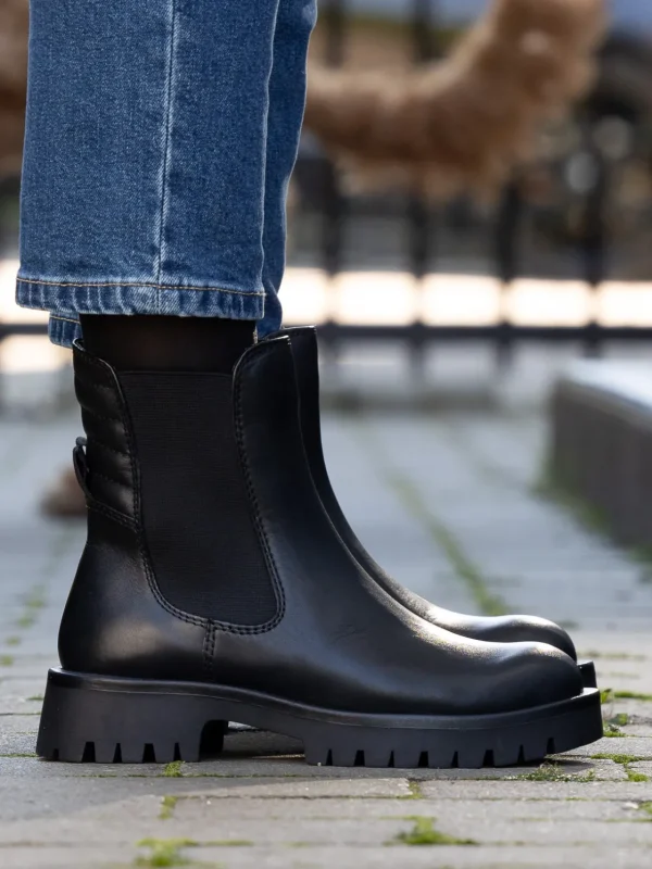 Roberto Rosso Skoletter Og Boots>Livo Leather Chelsea Black
