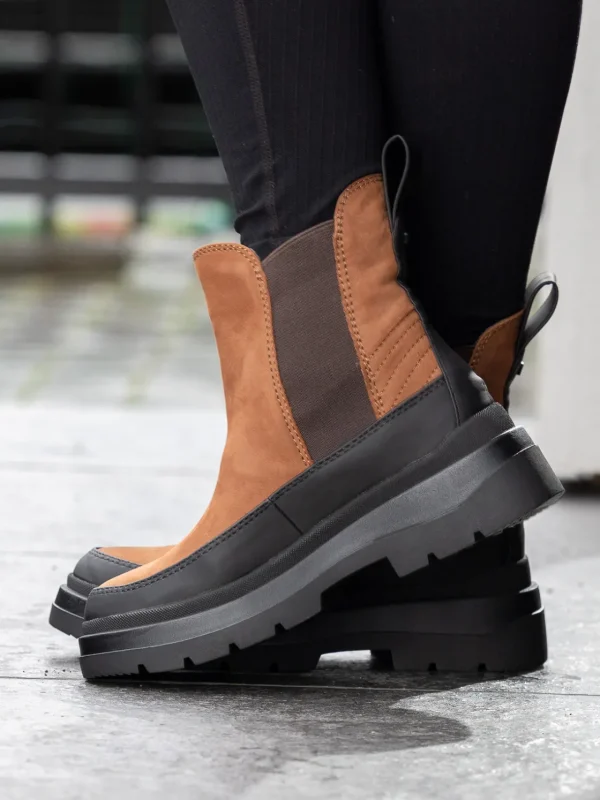 Roberto Rosso Skoletter Og Boots>Lorena Leather Boot Brown