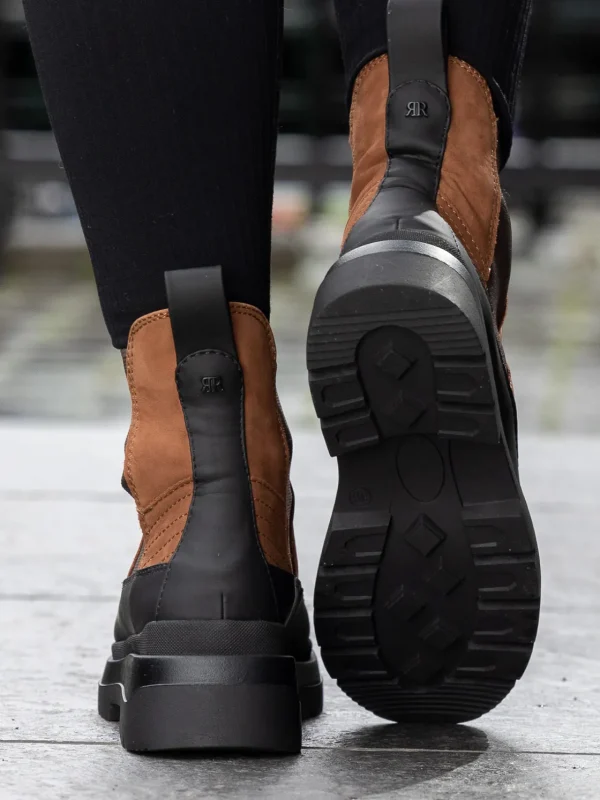 Roberto Rosso Skoletter Og Boots>Lorena Leather Boot Brown
