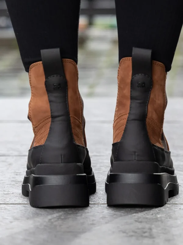 Roberto Rosso Skoletter Og Boots>Lorena Leather Boot Brown