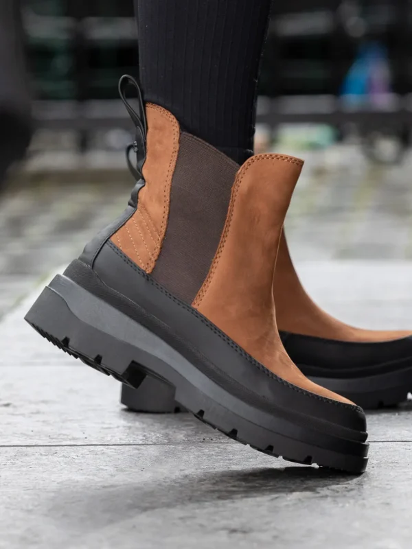 Roberto Rosso Skoletter Og Boots>Lorena Leather Boot Brown