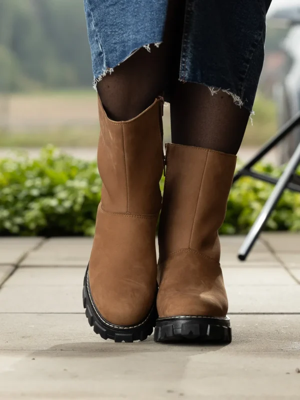 Roberto Rosso Vintersko | Skoletter Og Boots>Monto Vinterstøvel Saueskinn Camel
