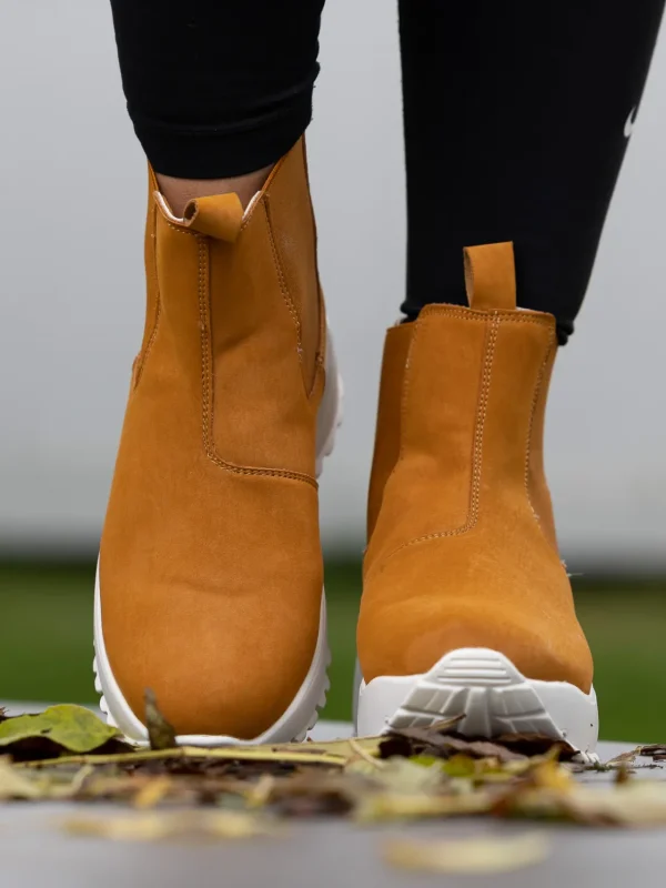 Noodles Skoletter Og Boots>– Chunko Chelsea Camel