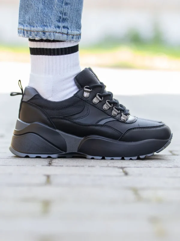 Noodles Sneakers>– Chunko Low Black