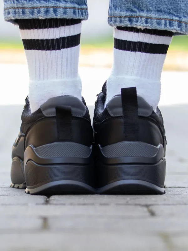 Noodles Sneakers>– Chunko Low Black