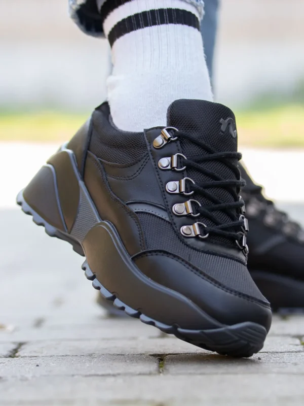 Noodles Sneakers>– Chunko Low Black