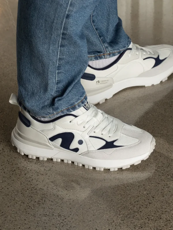 Noodles Sneakers>– Ding M White Navy