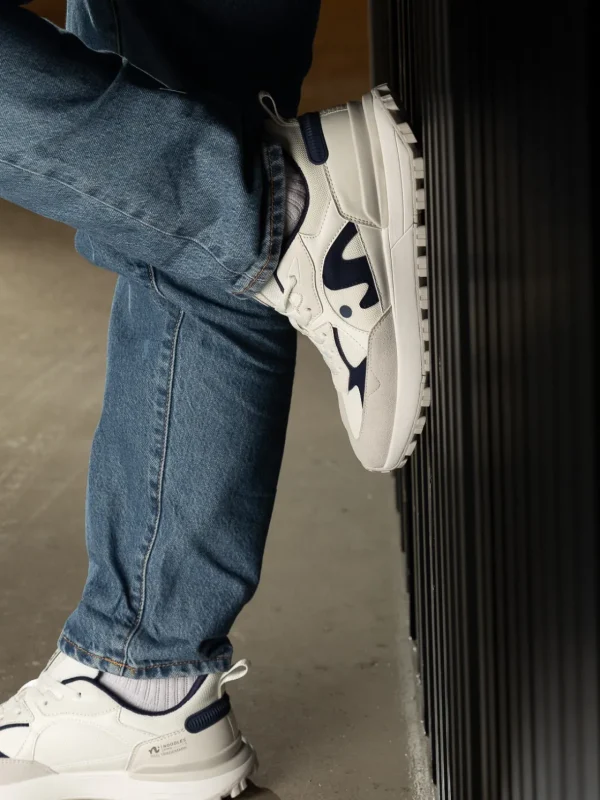 Noodles Sneakers>– Ding M White Navy