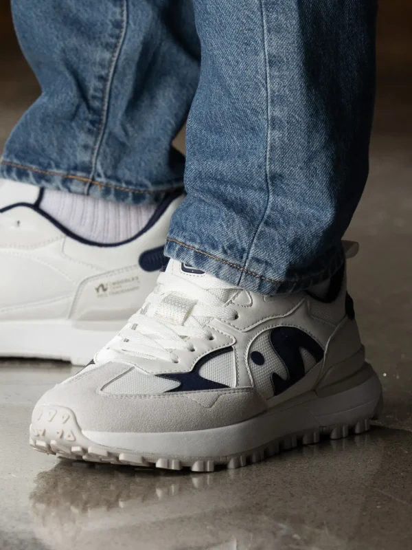 Noodles Sneakers>– Ding M White Navy