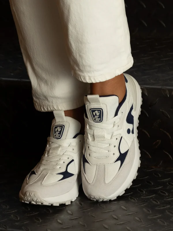 Noodles Sneakers>– Ding W White Navy