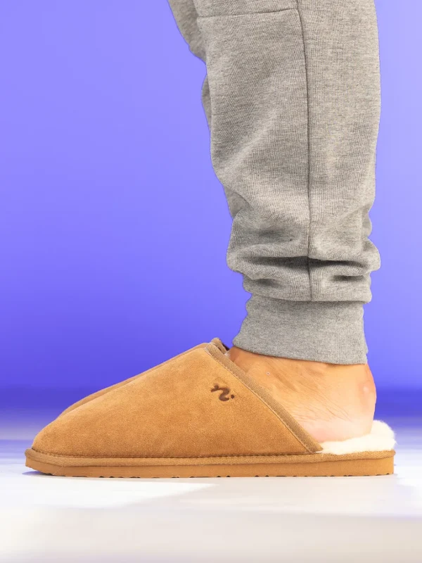 Noodles Tøfler>– Hut Wool Slipper Camel