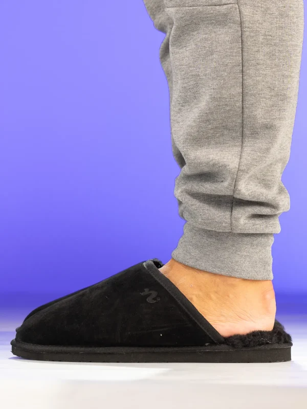Noodles Tøfler>– Hut Wool Slipper Black