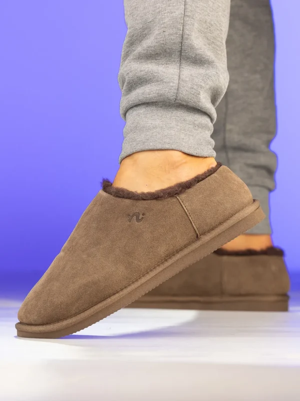Noodles Tøfler>– Lodge Wool Slipper Brown