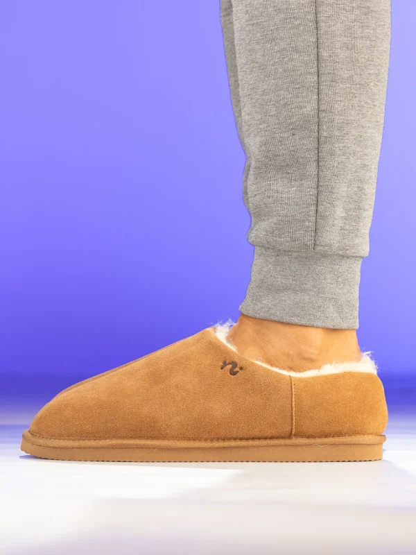 Noodles Tøfler>– Lodge Wool Slipper Camel