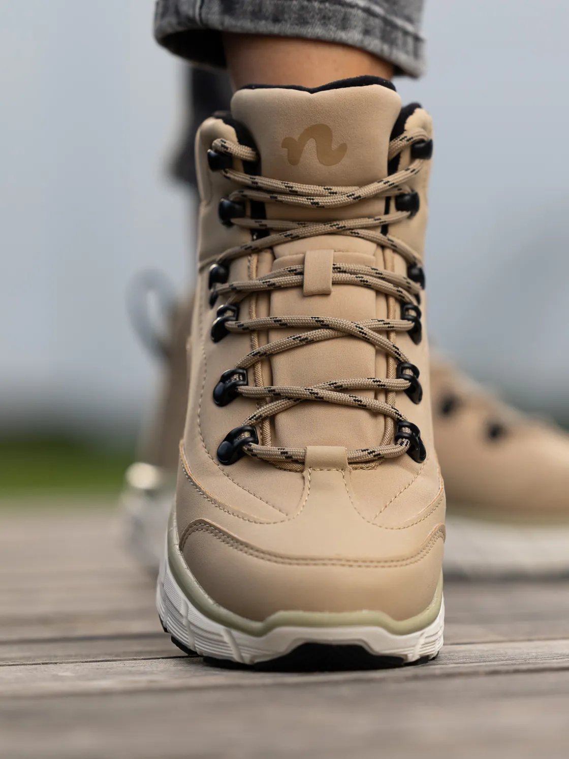 noodles__rangerider_beige_1.webp Noodles Vintersko | Skoletter Og Boots>– Rangerider Sand