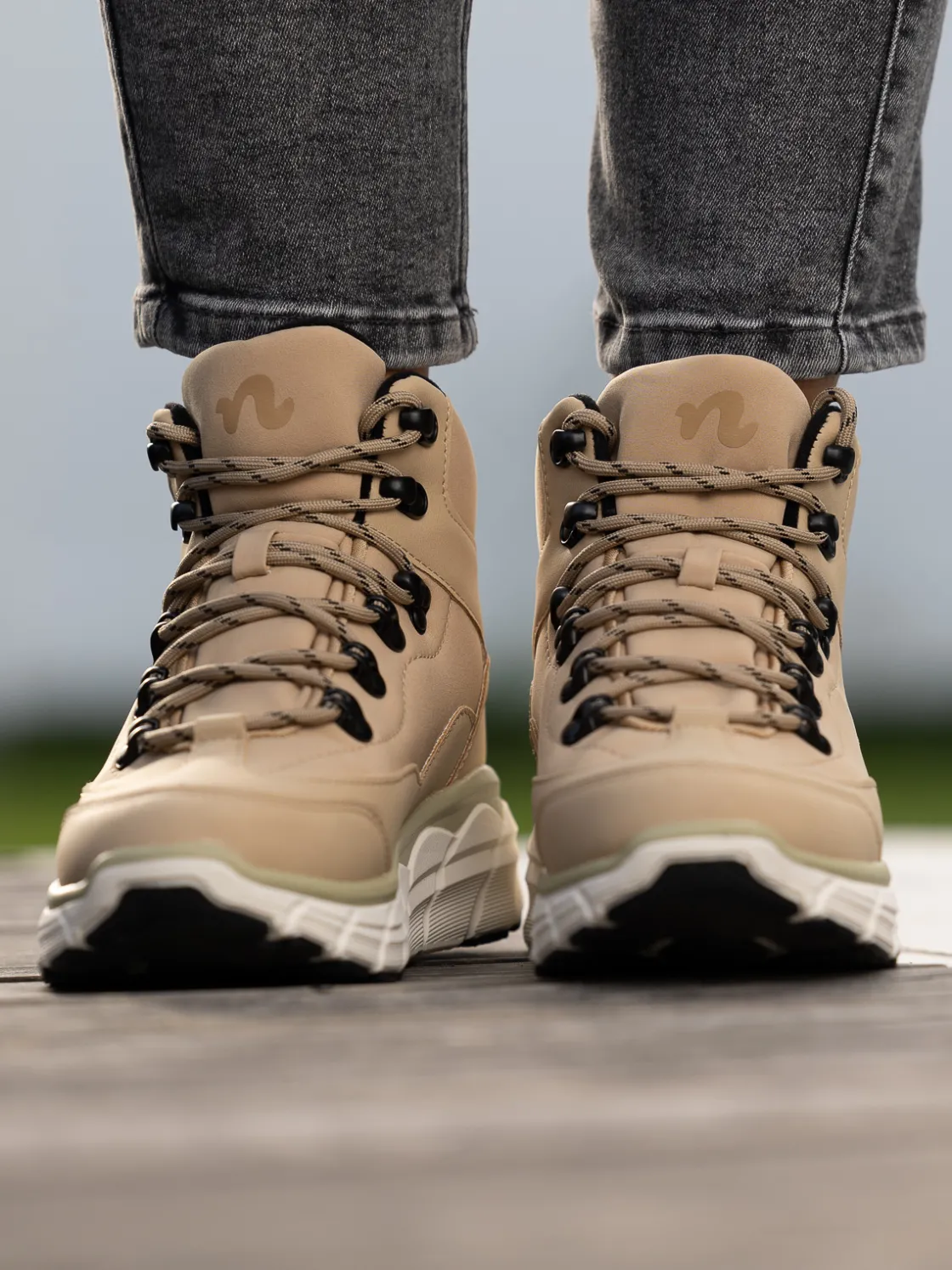 noodles__rangerider_beige_3.webp Noodles Vintersko | Skoletter Og Boots>– Rangerider Sand