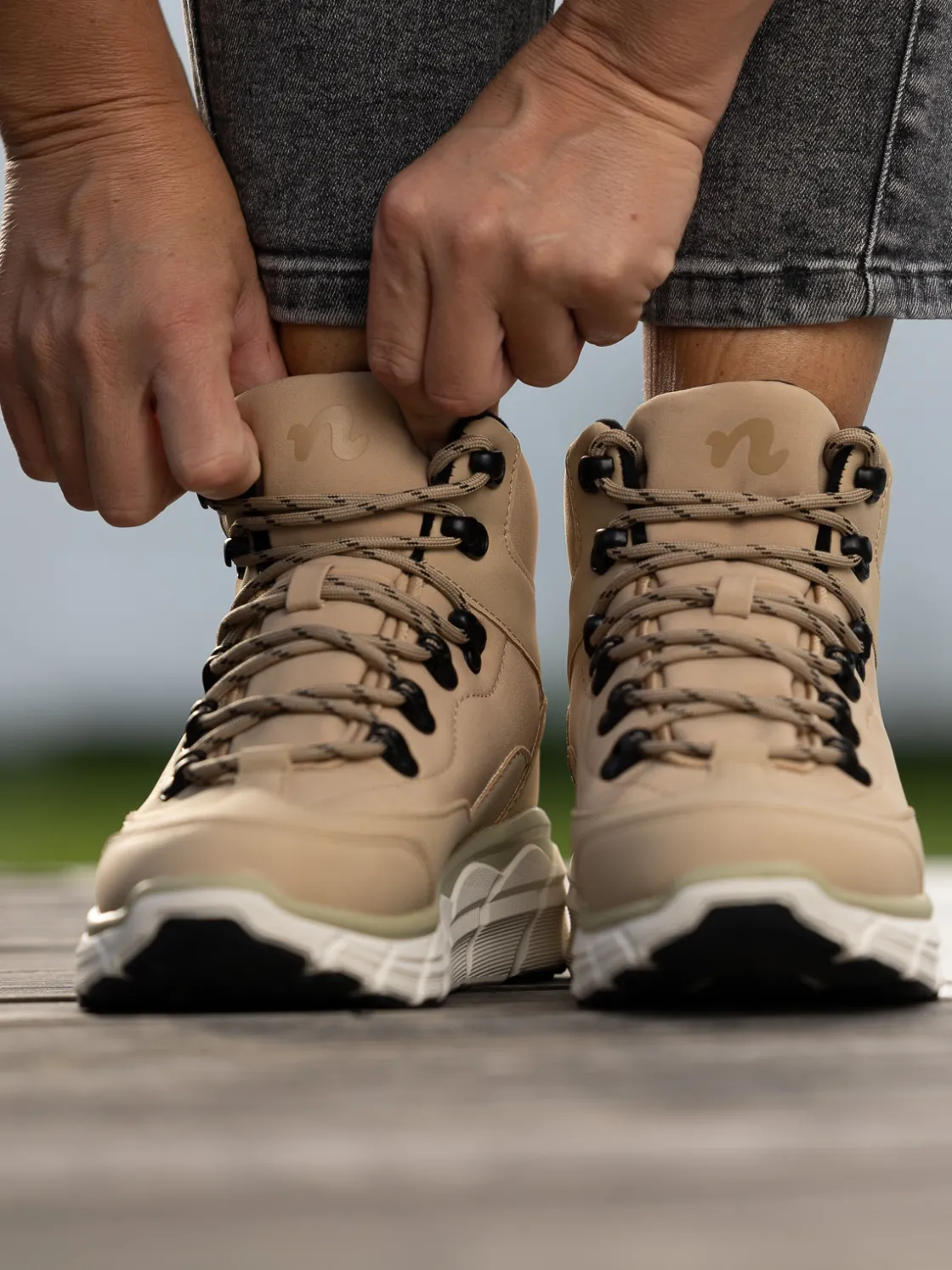 noodles__rangerider_beige_6.webp Noodles Vintersko | Skoletter Og Boots>– Rangerider Sand